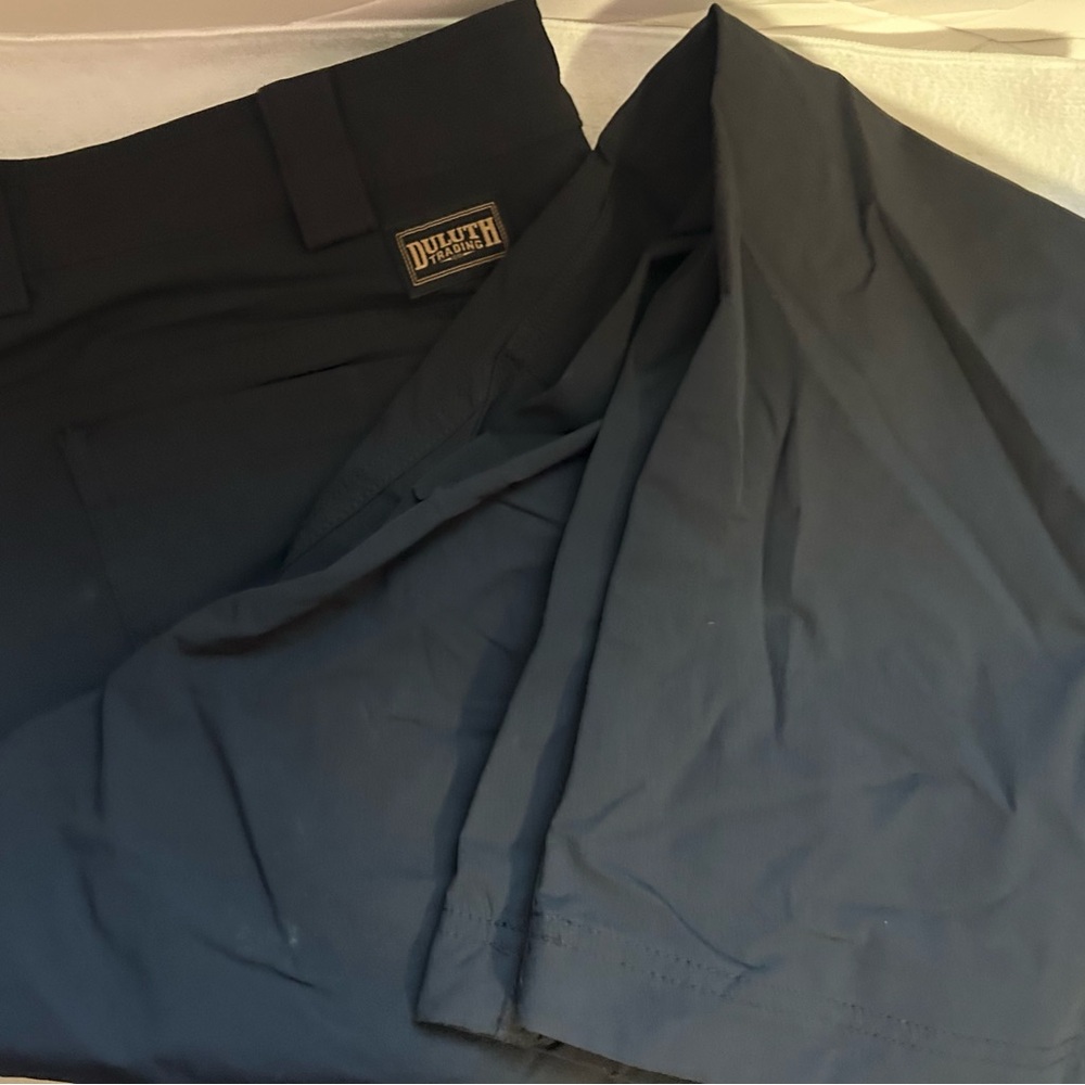 Duluth Trading Co Black Relaxed Fit Pants